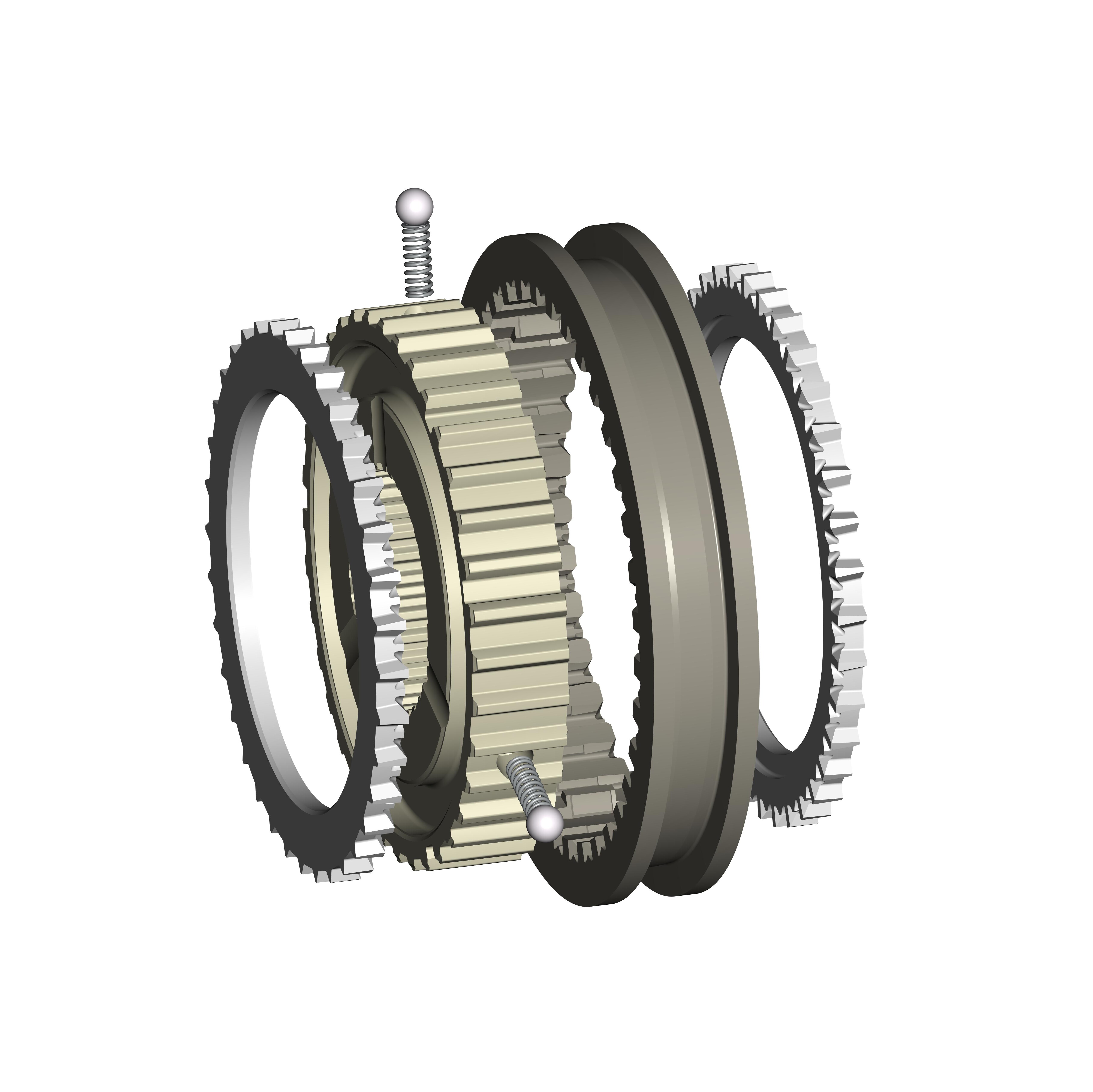 Double-sided claw coupling Double-sided claw coupling