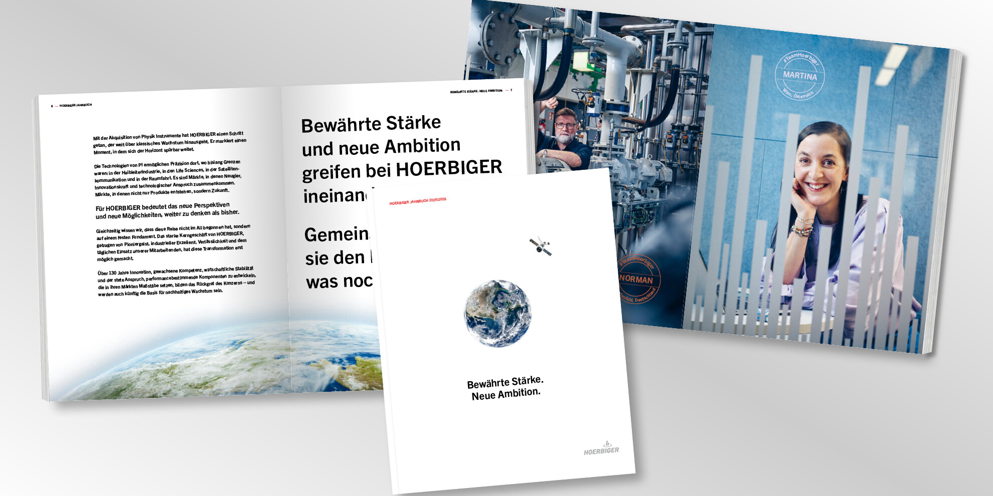 Das HOERBIGER Jahrbuch 2025/2026: Bewährte Stärke. Neue Ambition. Das HOERBIGER Jahrbuch 2025/2026: Bewährte Stärke. Neue Ambition.